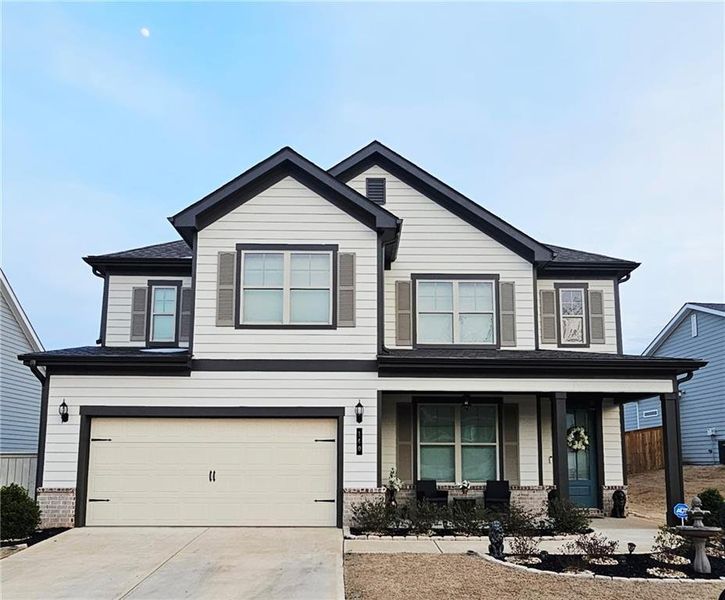 Front exterior of a new home in , Homer, GA, highlighting curb appeal (Image 29).