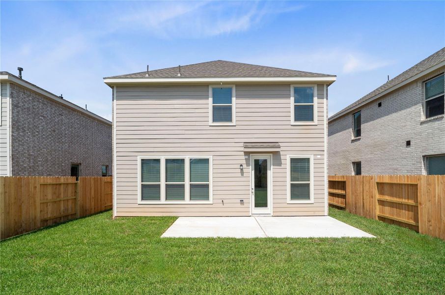 Come explore this generous backyard and extended patio slab—perfect for kids to play freely and adults to unwind in comfort! Come explore this generous backyard and extended patio slab—perfect for kids to play freely and adults to unwind in comfort!