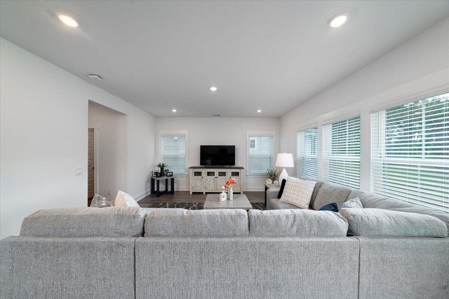 Furnished interior view inside a new home in The Coves at Lakes of Cane Bay, Summerville (Image 15). Furnished interior view inside a new home in The Coves at Lakes of Cane Bay, Summerville (Image 15).