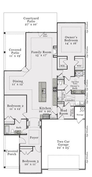 Craftsman First Floor