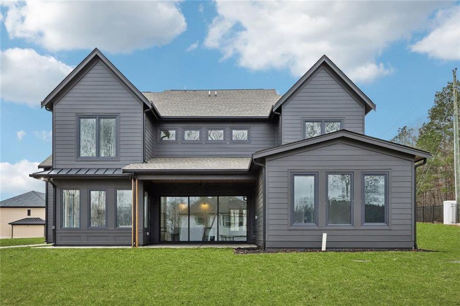 Front exterior of a new home in , Auburn, GA, highlighting curb appeal (Image 51).