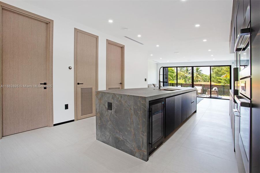 Furnished interior view inside a new home in , Miami (Image 49).