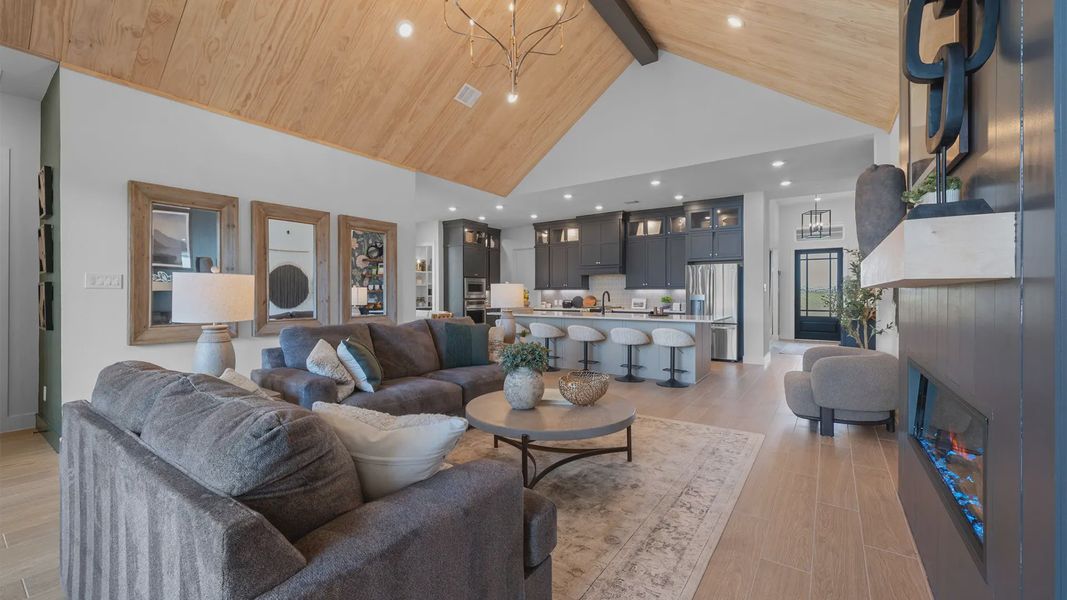 Representative furnished interior of a home built from the Brentwood by Chesmar Homes in Wildrye 60', Waller (Image 18). Representative furnished interior of a home built from the Brentwood by Chesmar Homes in Wildrye 60', Waller (Image 18).