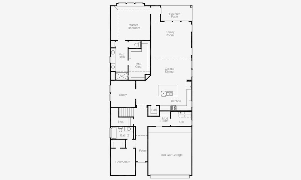2D floor plan layout for the Devers (2787-CV-35) by Coventry Homes in Davis Ranch, San Antonio, TX (Image 4). 2D floor plan layout for the Devers (2787-CV-35) by Coventry Homes in Davis Ranch, San Antonio, TX (Image 4).