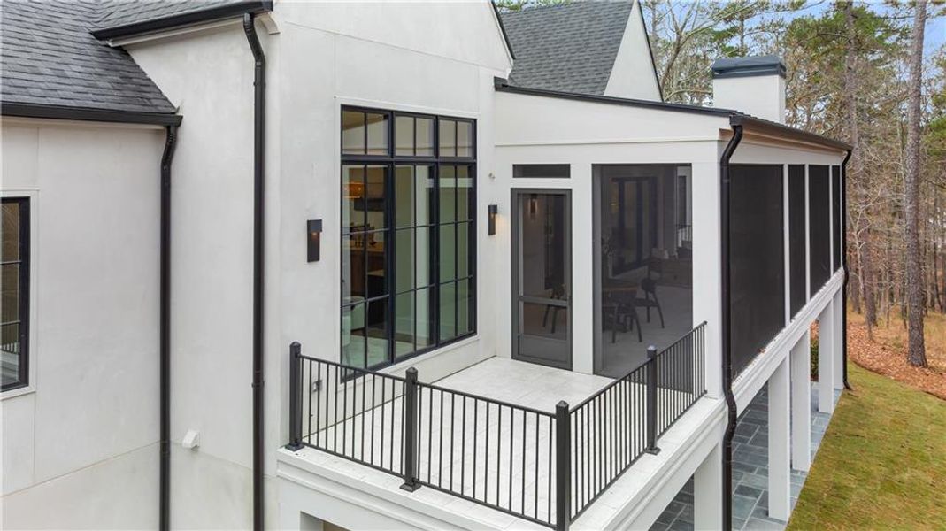 Exterior details and patio area of a home in , Greensboro (Image 35). Exterior details and patio area of a home in , Greensboro (Image 35).
