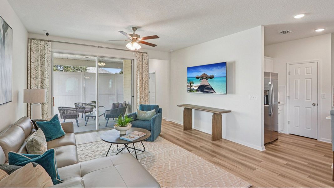 Merritt Floorplan Interior Living by DRB Homes