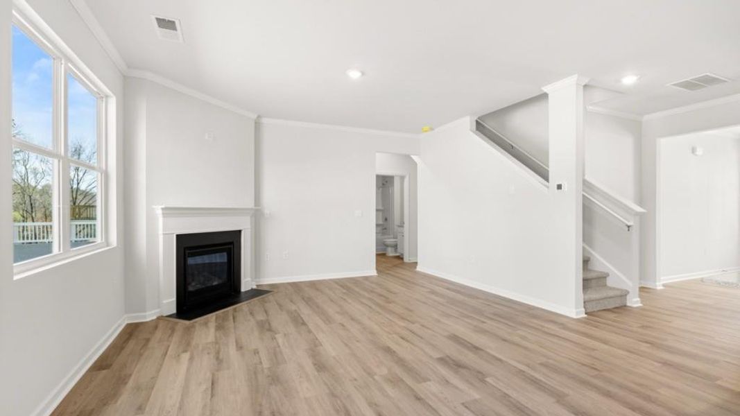 Spacious, unfurnished interior of a new home in Liberty Crossing, Braselton (Image 19).