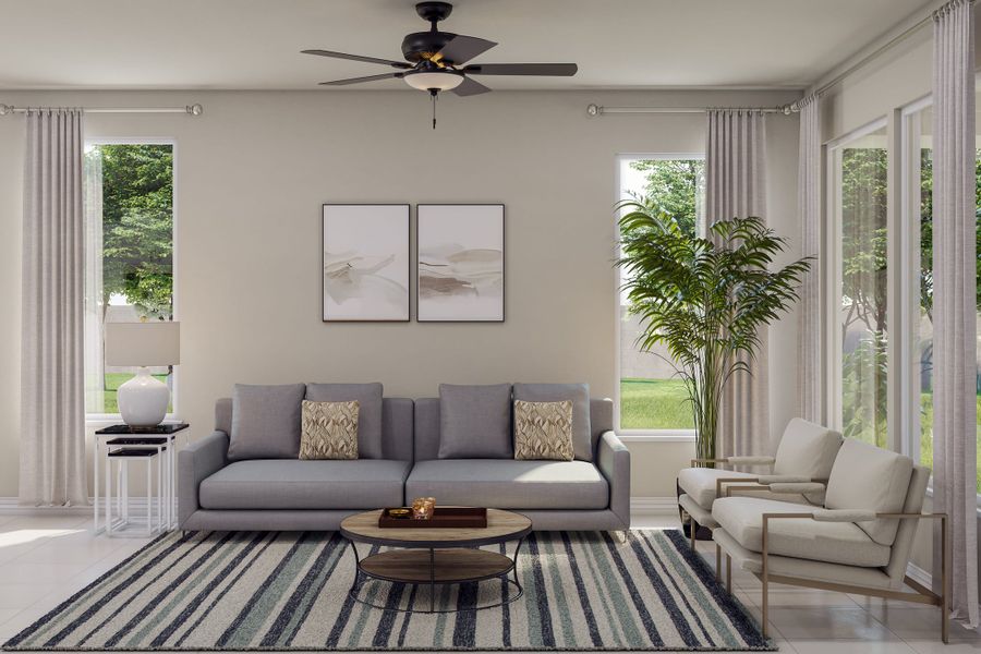 Furnished interior view inside a new home in Mason Woods, Cypress (Image 10). Furnished interior view inside a new home in Mason Woods, Cypress (Image 10).