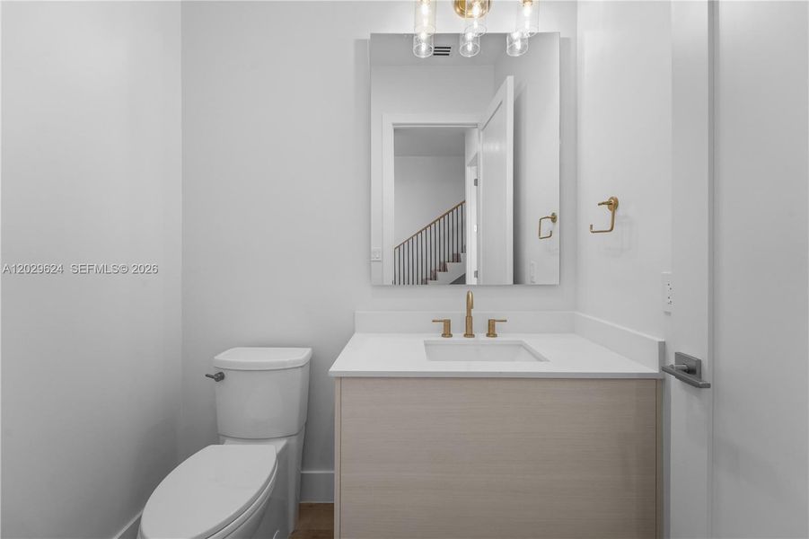 Furnished interior view inside a new home in , Miami (Image 11).
