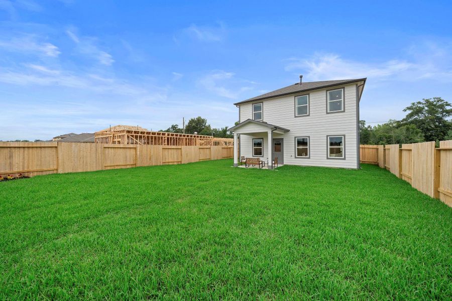 Exterior details and patio area of a home in Hill and Dale Ranch, Splendora (Image 27). Exterior details and patio area of a home in Hill and Dale Ranch, Splendora (Image 27).