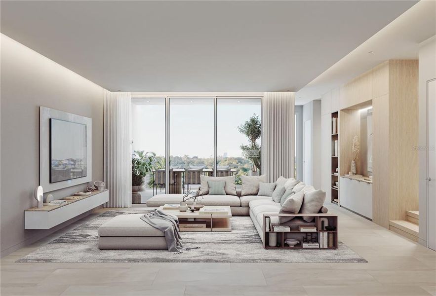 Furnished interior view inside a new home in , Clearwater (Image 6).