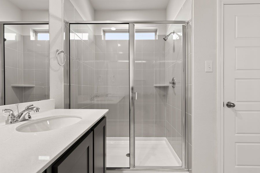 Representative exterior photo of a completed home built from the Mesquite by Impression Homes in Creekside Ranch, Blue Ridge, TX (Image 17). Representative exterior photo of a completed home built from the Mesquite by Impression Homes in Creekside Ranch, Blue Ridge, TX (Image 17).