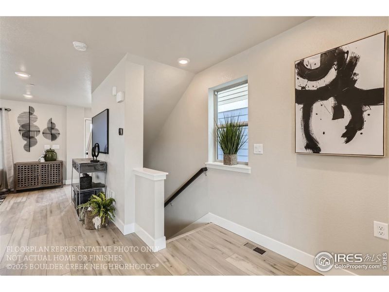Furnished interior view inside a new home in Baseline, Broomfield (Image 25).