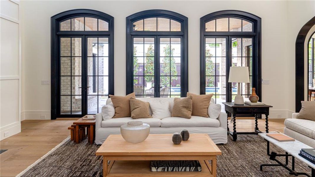 Furnished interior view inside a new home in , Dallas (Image 11). Furnished interior view inside a new home in , Dallas (Image 11).