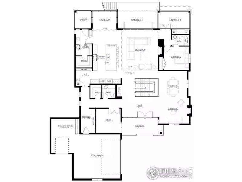 Main Floor plan (Floor plan does not represent pictures perfectly)