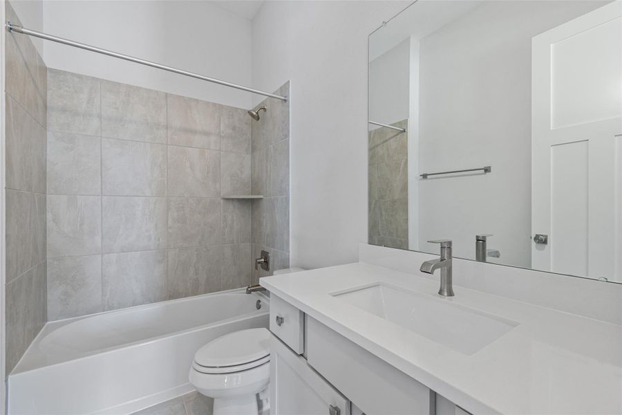 Furnished interior view inside a new home in Bridgeland Central, Cypress (Image 6). Furnished interior view inside a new home in Bridgeland Central, Cypress (Image 6).