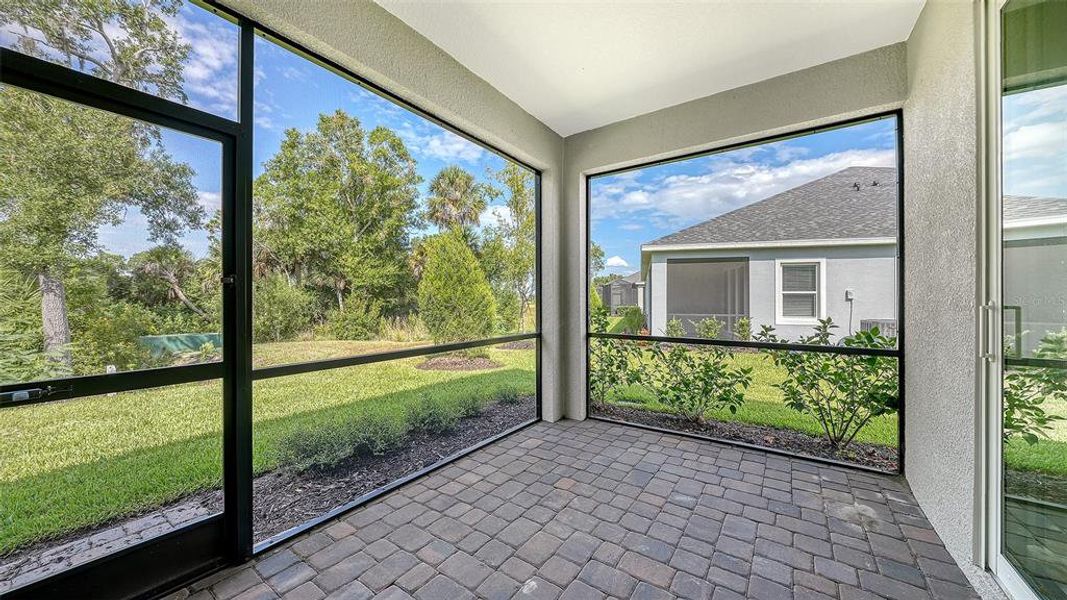 Exterior details and patio area of a home in Wildleaf at North River Ranch, Parrish (Image 3). Exterior details and patio area of a home in Wildleaf at North River Ranch, Parrish (Image 3).