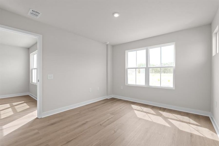 Representative unfurnished interior of a home built from the NEW - The Dunmore by Ryan Homes in Berkeley Villas, Spartanburg (Image 37). Representative unfurnished interior of a home built from the NEW - The Dunmore by Ryan Homes in Berkeley Villas, Spartanburg (Image 37).