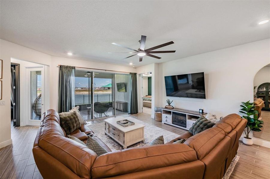 Furnished interior view inside a new home in , Parrish (Image 11).