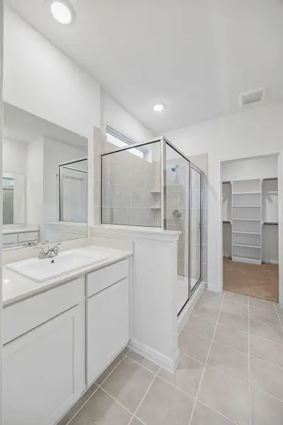 Primary Bathroom in the Magnolia home plan by Trophy Signature Homes – REPRESENTATIVE PHOT Primary Bathroom in the Magnolia home plan by Trophy Signature Homes – REPRESENTATIVE PHOT