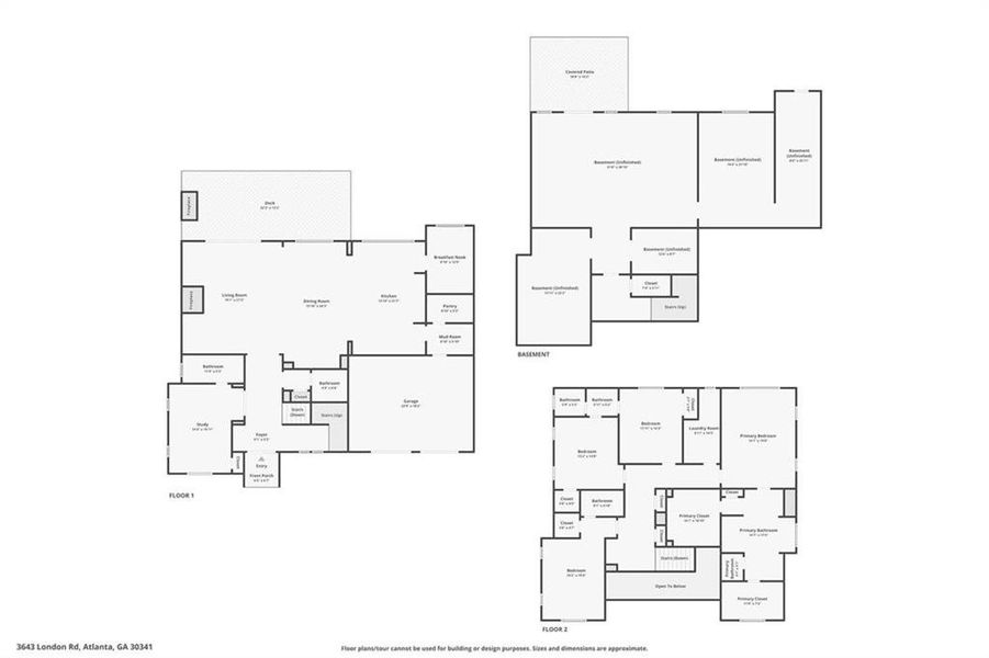2D floor plan layout of this home in , Atlanta, GA (Image 7). 2D floor plan layout of this home in , Atlanta, GA (Image 7).