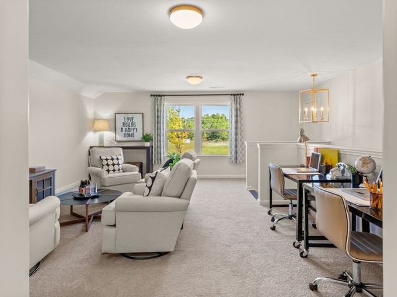 Representative furnished interior of a home built from the Declan by True Homes in Benson Village, Benson (Image 11).