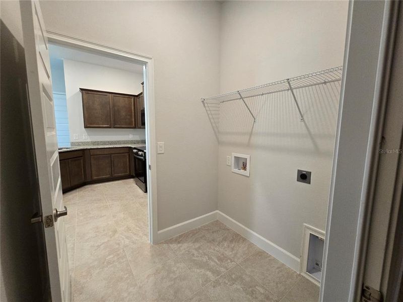 laundry room from garage