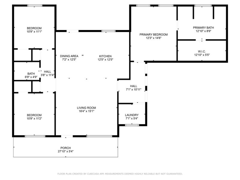 Floor plan with Room Dimensions