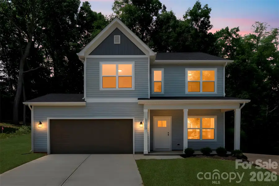 Front exterior of a new home in , Kannapolis, NC, highlighting curb appeal (Image 2).