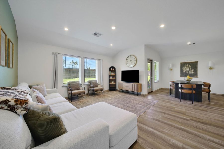 Furnished interior view inside a new home in The Canopies, Splendora (Image 15).