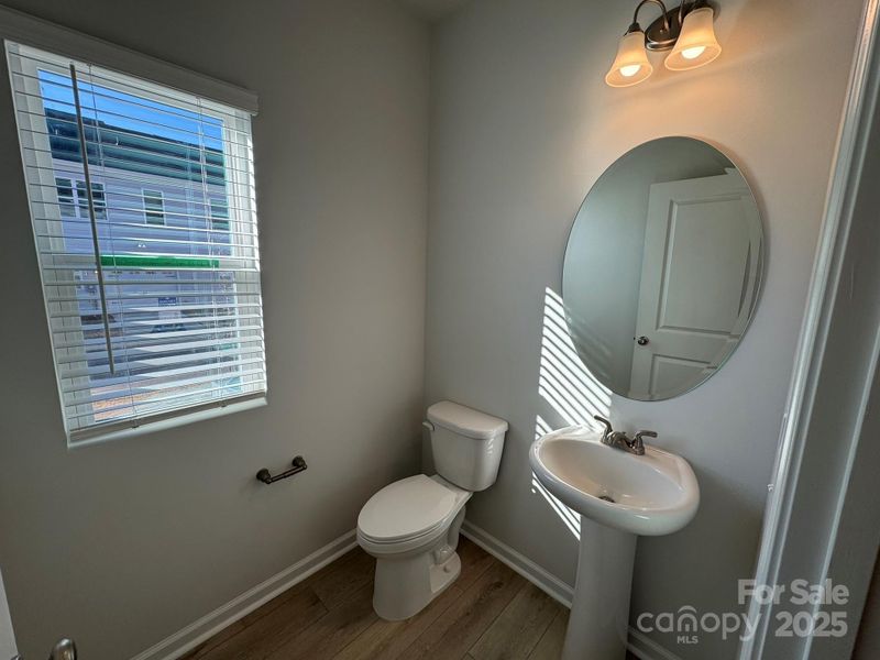 Powder Room on main floor Powder Room on main floor