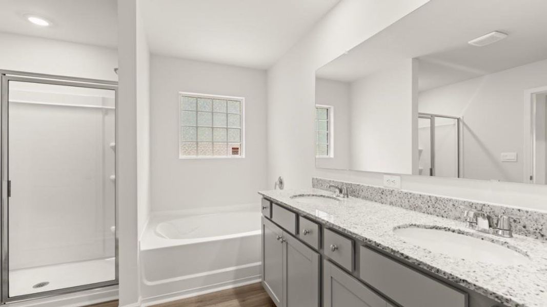 Furnished interior view inside a new home in Fairhaven, Lithia Springs (Image 9).