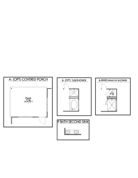 2D floor plan layout for the The 1613 by Stylecraft Builders in Arroyo Ranch, Seguin, TX (Image 5).