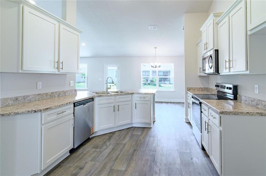 Furnished interior view inside a new home in Palm Coast, Palm Coast (Image 6). Furnished interior view inside a new home in Palm Coast, Palm Coast (Image 6).