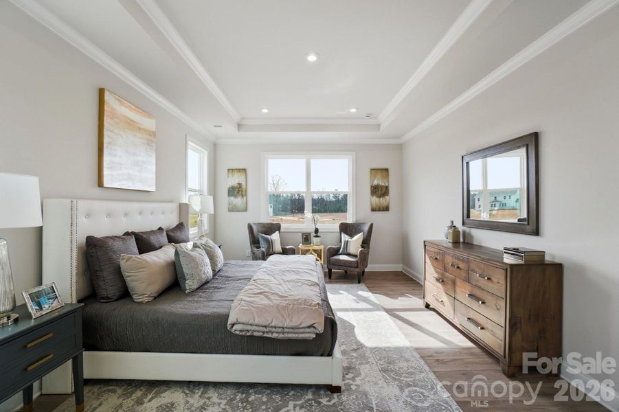 Furnished interior view inside a new home in Blair Place, Monroe (Image 19).