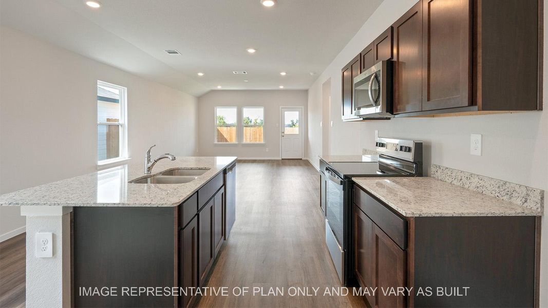 Furnished interior view inside a new home in Midtown Reserve, College Station (Image 7).