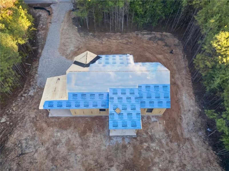In-progress construction of a new home in , Taylorsville, GA (Image 32).