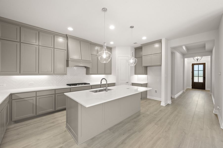 Furnished interior view inside a new home in Bridgewater, Midlothian (Image 5).