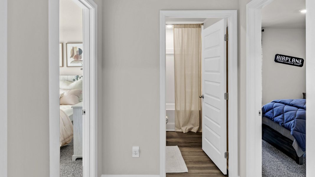 Furnished interior view inside a new home in Bailey Park, Fayetteville (Image 4).