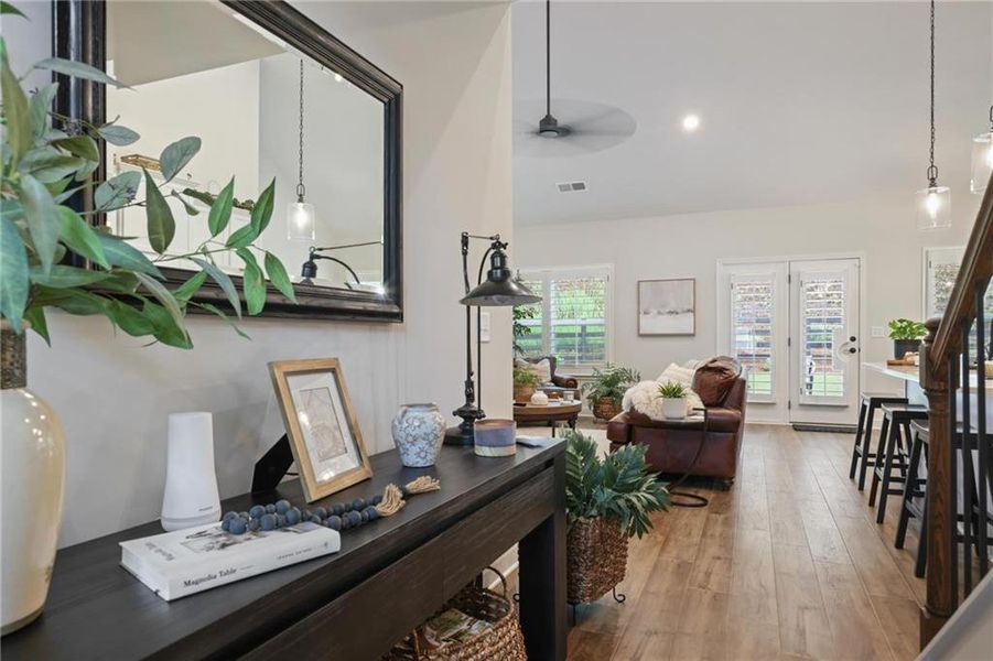 Furnished interior view inside a new home in , Dallas (Image 7).