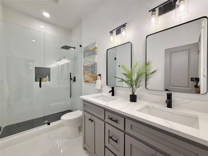 Furnished interior view inside a new home in , Fort Worth (Image 16).