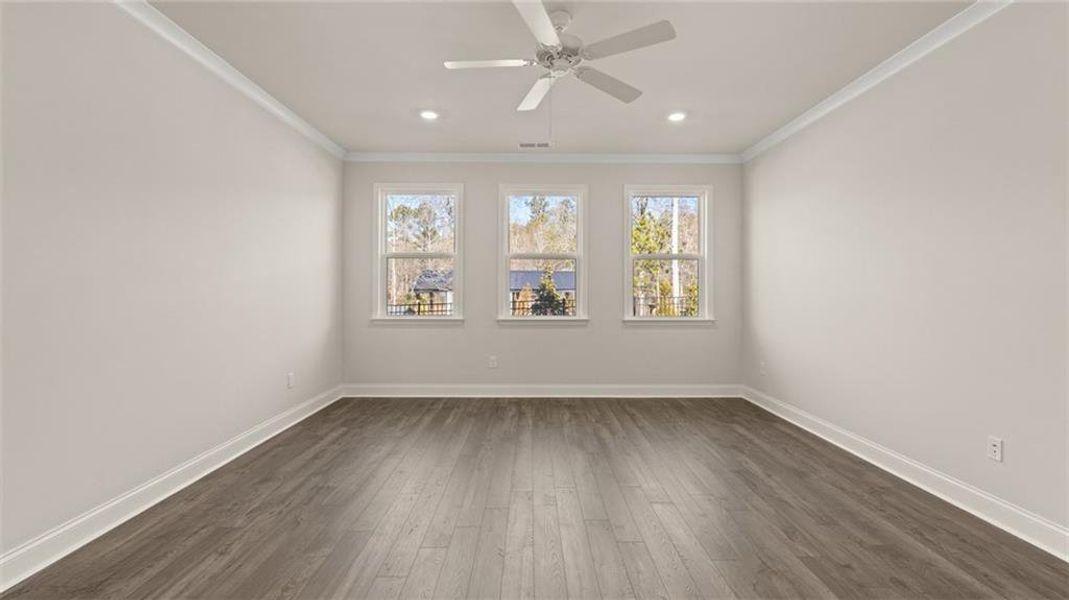 Spacious, unfurnished interior of a new home in Oak Ridge Meadows - Active Adult, Locust Grove (Image 18). Spacious, unfurnished interior of a new home in Oak Ridge Meadows - Active Adult, Locust Grove (Image 18).