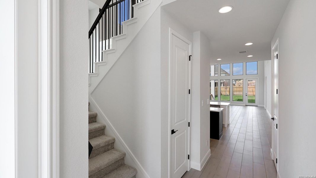 Spacious, unfurnished interior of a new home in Kallison Ranch, San Antonio (Image 17). Spacious, unfurnished interior of a new home in Kallison Ranch, San Antonio (Image 17).