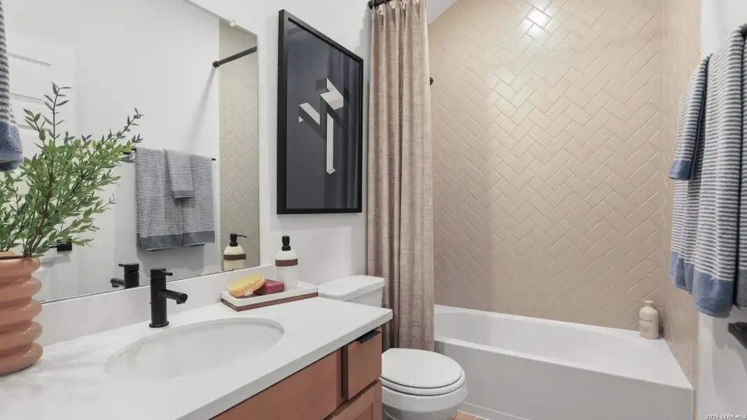 Furnished interior view inside a new home in Prominence Journey, San Antonio (Image 3).