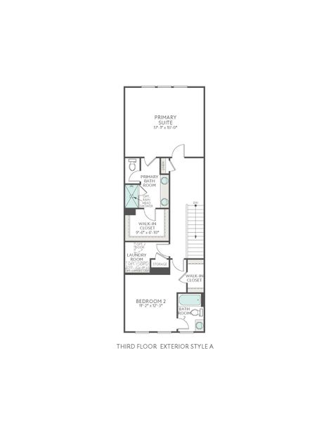 2D floor plan layout for the Hudson by Tri Pointe Homes in Old Town Village, Waxhaw, NC (Image 7). 2D floor plan layout for the Hudson by Tri Pointe Homes in Old Town Village, Waxhaw, NC (Image 7).