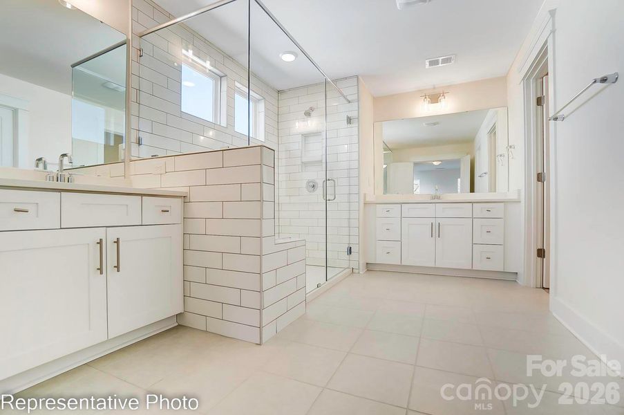 Furnished interior view inside a new home in Enclave at Riverdale, Huntersville (Image 9).