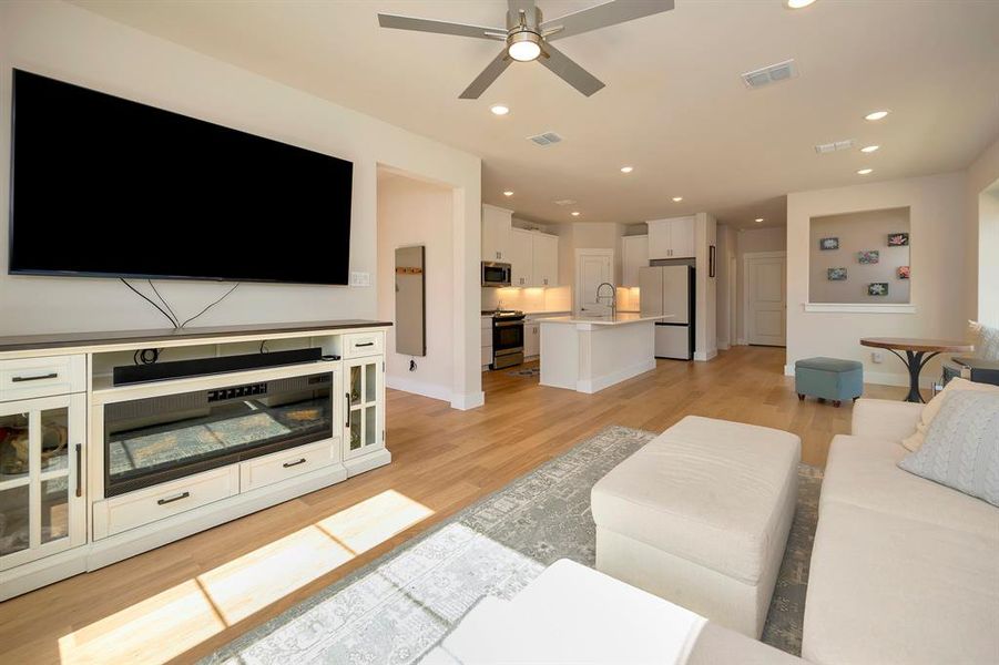 Furnished interior view inside a new home in , Arlington (Image 3). Furnished interior view inside a new home in , Arlington (Image 3).