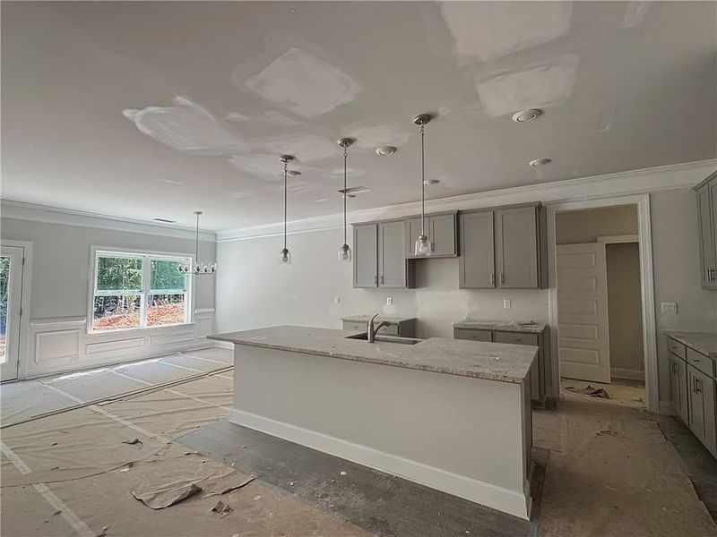 Furnished interior view inside a new home in Tuscany Hills, Douglasville (Image 5).