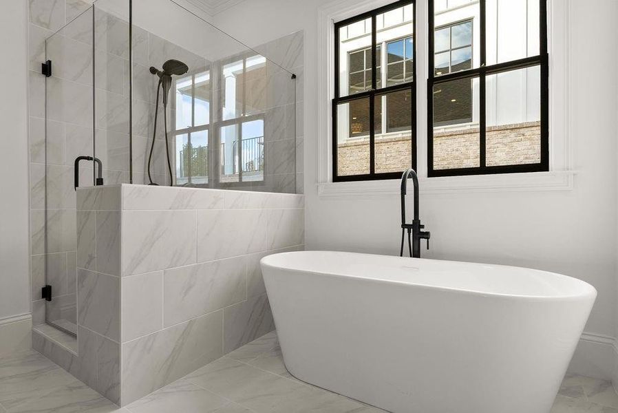 Furnished interior view inside a new home in , Marietta (Image 6).