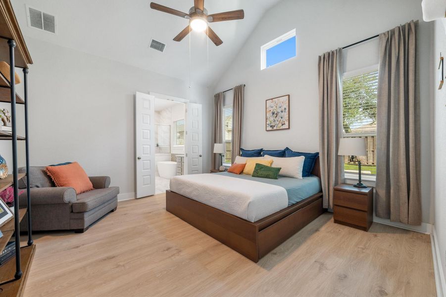 Furnished interior view inside a new home in , Leander (Image 17). Furnished interior view inside a new home in , Leander (Image 17).